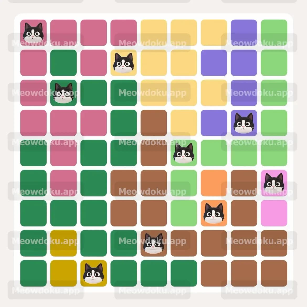 Meowdoku Level 37 Screenshot