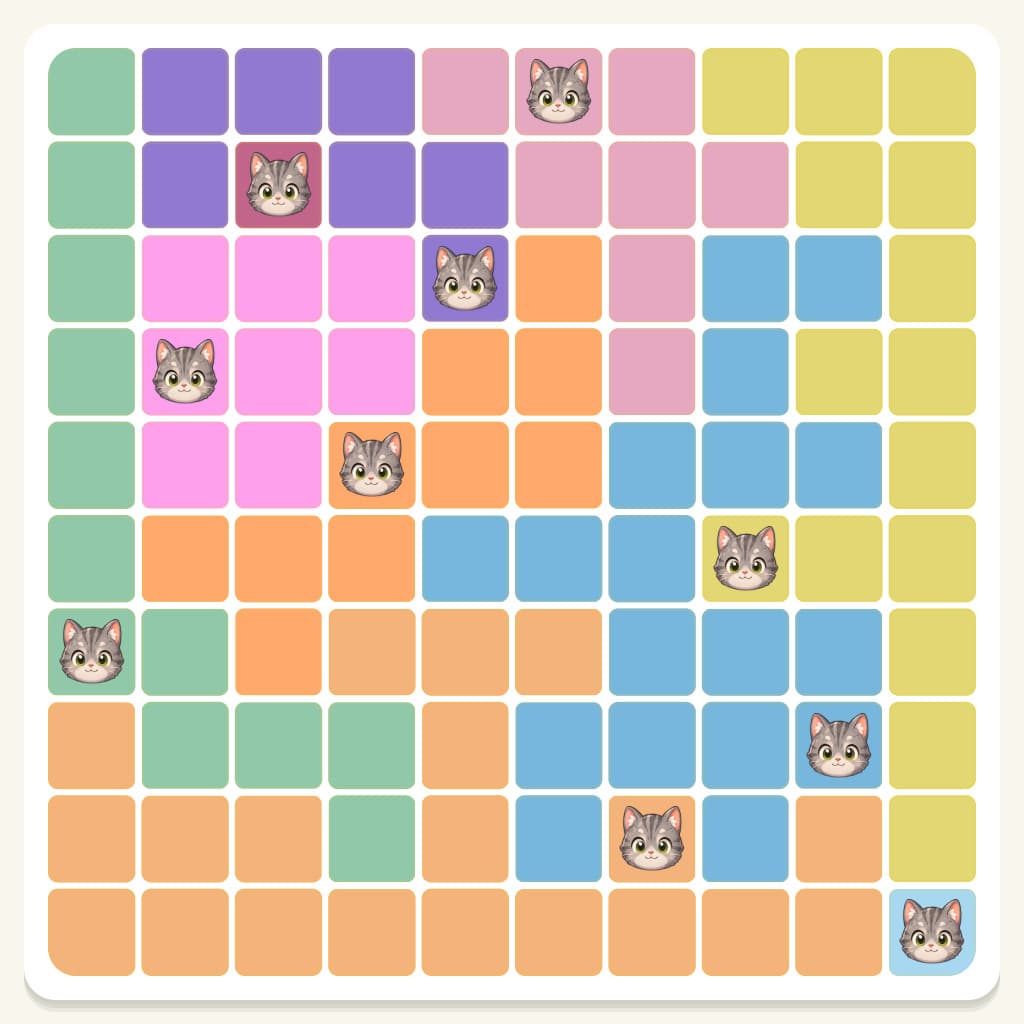 Meowdoku Level 110 Screenshot