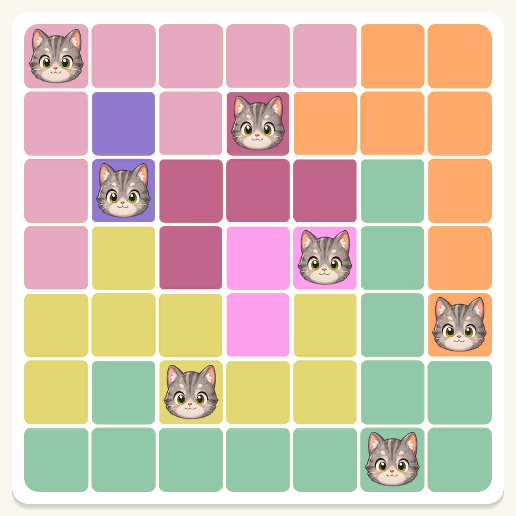 Meowdoku Level 696 Screenshot