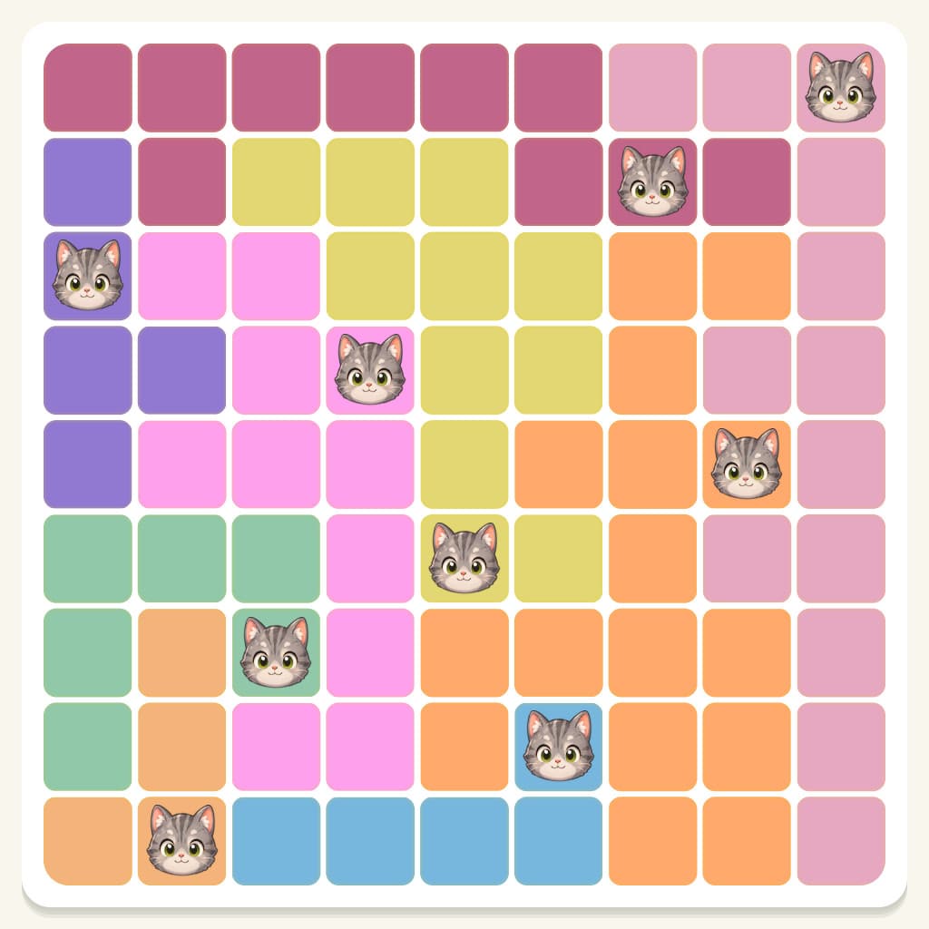 Meowdoku Level 344 Answer, Cheat & Solution