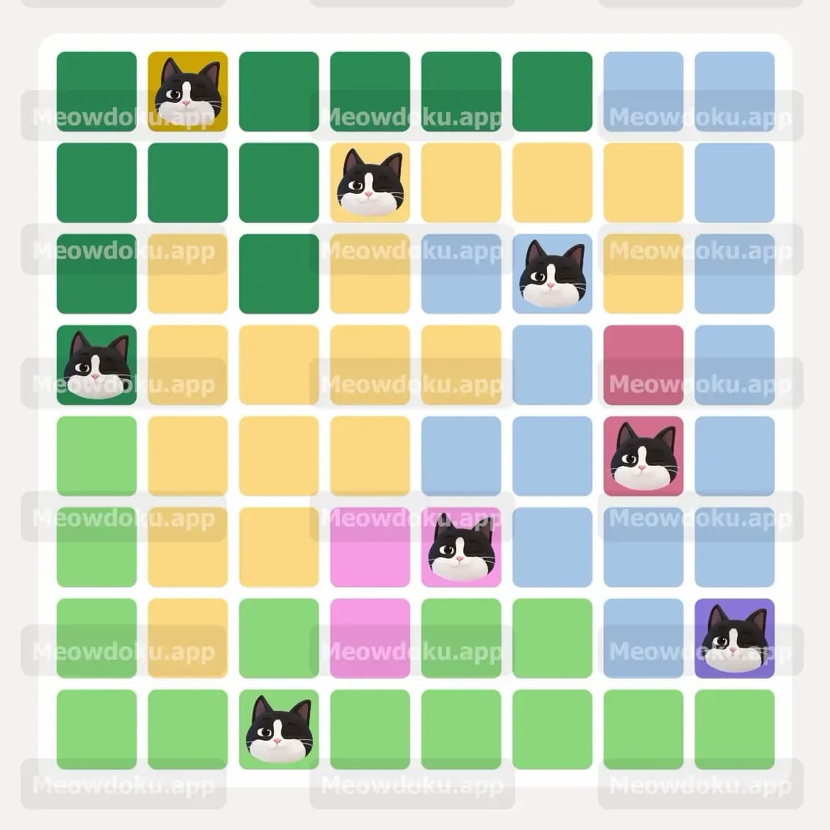 Meowdoku Level 161 Screenshot