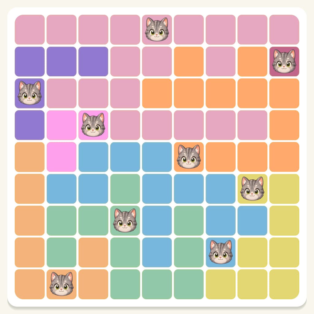 Meowdoku Level 724 Screenshot