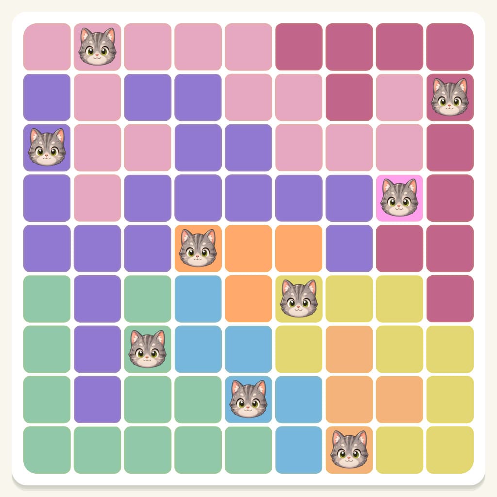 Meowdoku Level 648 Answer, Cheat & Solution