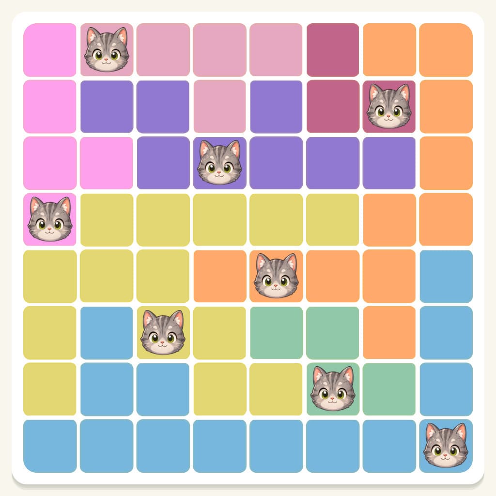 Meowdoku Level 987 Screenshot