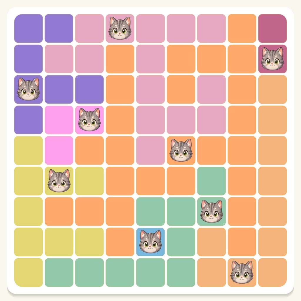 Meowdoku Level 448 Screenshot
