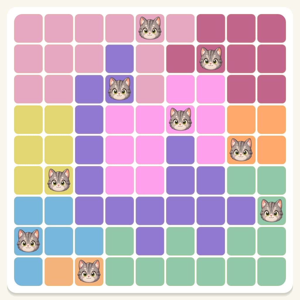 Meowdoku Level 868 Screenshot