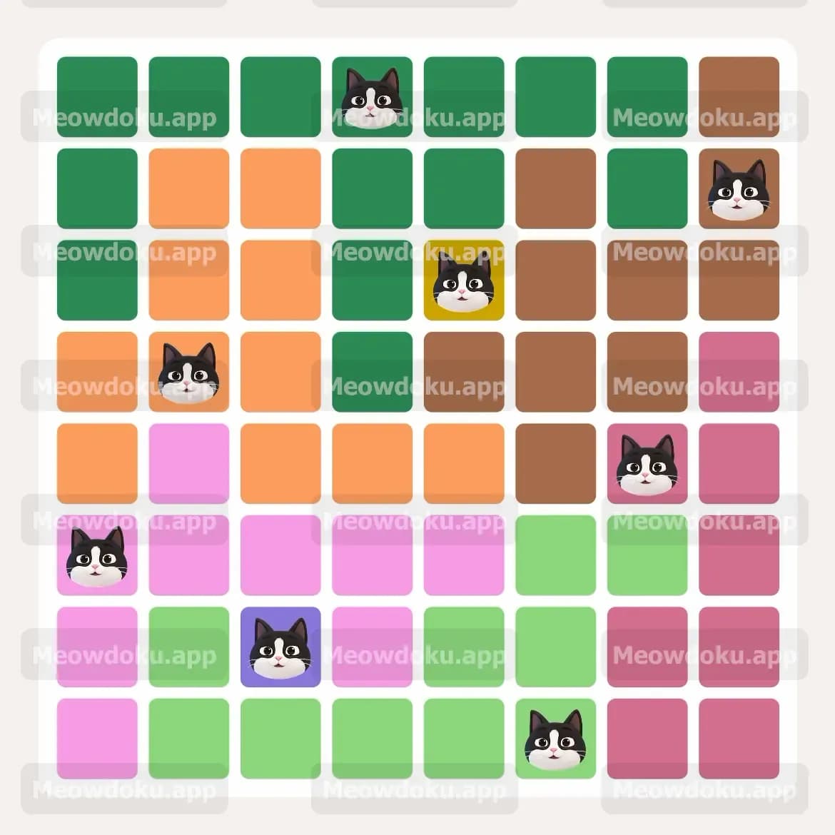 Meowdoku Level 131 Screenshot